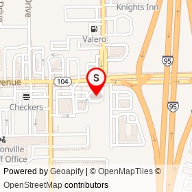 76 on Dunn Avenue, Jacksonville Florida - location map