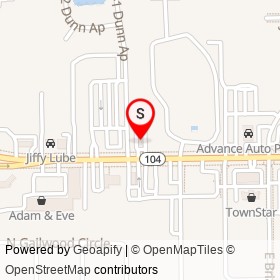 Taco Bell on Dunn Avenue, Jacksonville Florida - location map