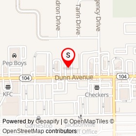 Krystal on Dunn Avenue, Jacksonville Florida - location map