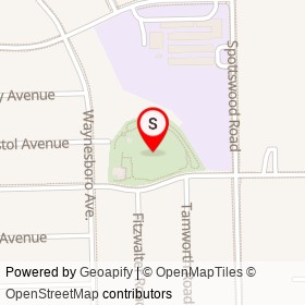 Beverly Hills Park on , Jacksonville Florida - location map