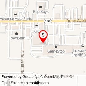 Family Dollar on Dunn Avenue, Jacksonville Florida - location map