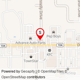 Wendy's on Dunn Avenue, Jacksonville Florida - location map