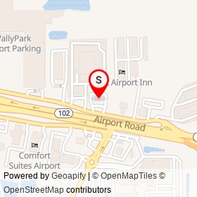 Flash Foods on Airport Service Road North, Jacksonville Florida - location map