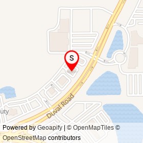 Express Oil Change & Tire Engineers on Duval Road, Jacksonville Florida - location map