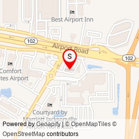 Dunkin' Donuts on Duval Road, Jacksonville Florida - location map