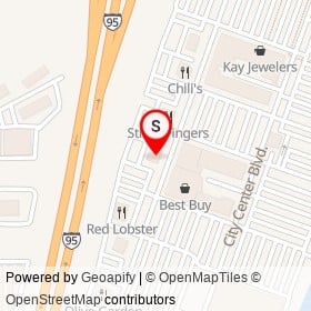 Logan's Roadhouse on I 95, Jacksonville Florida - location map
