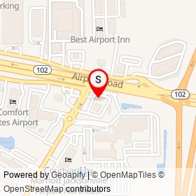 Sunoco on Airport Service Road South, Jacksonville Florida - location map