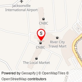 Starbucks on Arrivals, Jacksonville Florida - location map