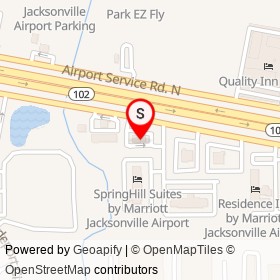 Zaxby's on Airport Service Road South, Jacksonville Florida - location map