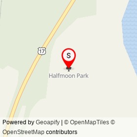 Halfmoon Park on , Jacksonville Florida - location map