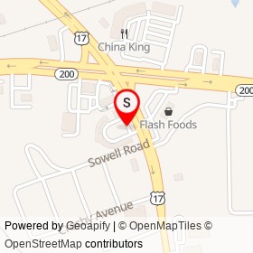 Missy's Kitchen on US 17, Yulee Florida - location map