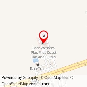 Best Western Plus First Coast Inn and Suites on FL A1A;FL 200, Yulee Florida - location map