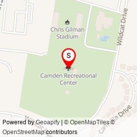 Camden Recreational Center on , Kingsland Georgia - location map