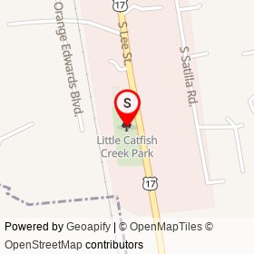 Little Catfish Creek Park on , Kingsland Georgia - location map