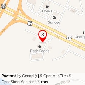 Exxon on Flash Foods Drive,  Georgia - location map