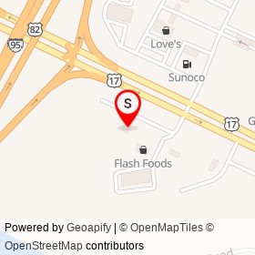 Krystal's on Flash Foods Drive,  Georgia - location map