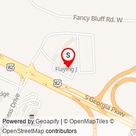 Denny's on South Georgia Parkway,  Georgia - location map