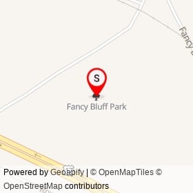 Fancy Bluff Park on ,  Georgia - location map