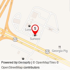 Sunoco on Ashton Drive,  Georgia - location map