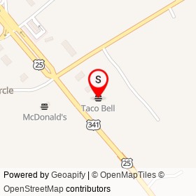 Taco Bell on New Jesup Highway,  Georgia - location map