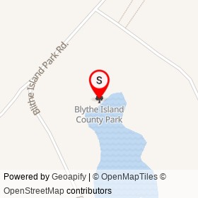 Blythe Island County Park on ,  Georgia - location map