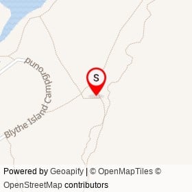 No Name Provided on Blythe Island Campground,  Georgia - location map
