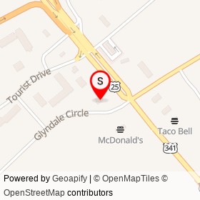 Burger King on Glyndale Circle, Dock Junction Georgia - location map