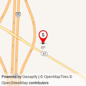 BP on GA 99,  Georgia - location map