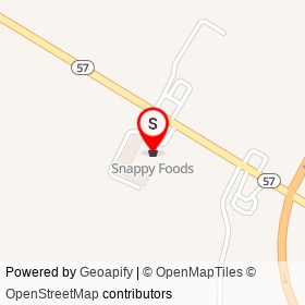 Snappy Foods on SR 57,  Georgia - location map