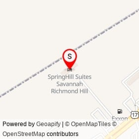 SpringHill Suites Savannah Richmond Hill on Ocean Highway, Richmond Hill Georgia - location map
