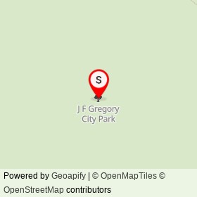 J F Gregory City Park on , Richmond Hill Georgia - location map