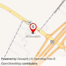 McDonald's on GA 144, Richmond Hill Georgia - location map