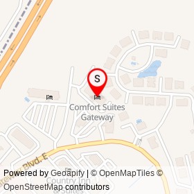 Comfort Suites Gateway on Al Henderson Boulevard, Savannah Georgia - location map