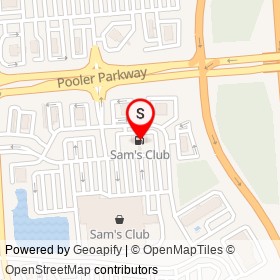 Sam's Club on Mill Creek Circle, Pooler Georgia - location map