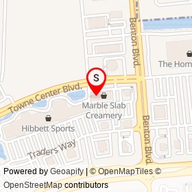 Sushi Hana on Towne Center Boulevard, Pooler Georgia - location map