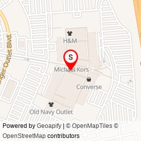 Coach on Tanger Outlet Boulevard, Pooler Georgia - location map