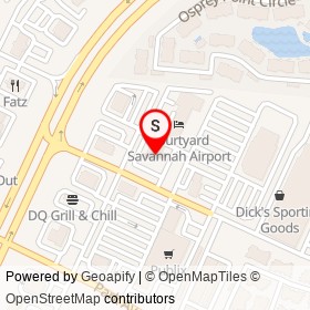 Wild Wing Cafe on Osprey Point Circle, Pooler Georgia - location map
