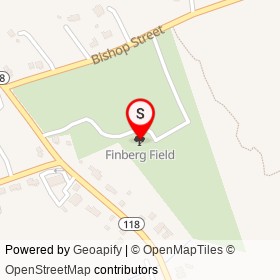 Finberg Field on , Attleboro Massachusetts - location map