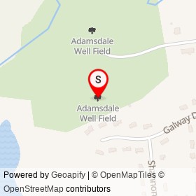 Adamsdale Well Field on , North Attleborough Massachusetts - location map