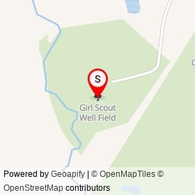 Girl Scout Well Field on , North Attleborough Massachusetts - location map