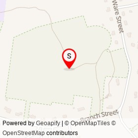 No Name Provided on Ware Street, Mansfield Massachusetts - location map