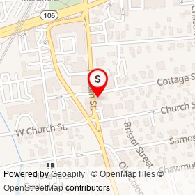 Cheng-Du on North Main Street, Mansfield Massachusetts - location map