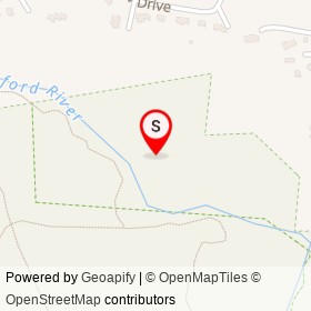 Taylor's Hill Conservation Area on , Mansfield Massachusetts - location map