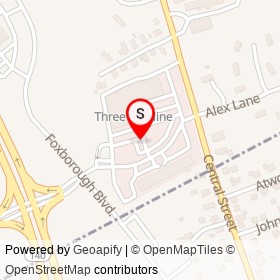 Equip Rent on Foxborough Boulevard, Foxborough Massachusetts - location map