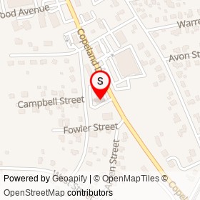 Wendy's on Copeland Drive, Mansfield Massachusetts - location map