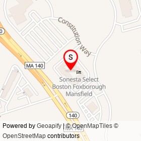 No Name Provided on Foxborough Boulevard, Foxborough Massachusetts - location map