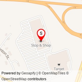 Stop & Shop on Deep Hole Road, Plainville Massachusetts - location map