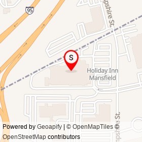 Holiday Inn on Hampshire Street, Mansfield Massachusetts - location map