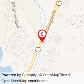 Lowe's on Washington Street, Plainville Massachusetts - location map