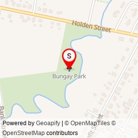 Bungay Park on , Attleboro Massachusetts - location map